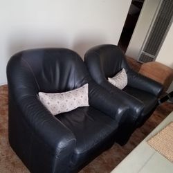 Beautiful genuine leather chairs