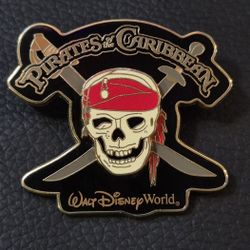 Disney World Pirates Of The Caribbean Authentic Trading Pin 2007