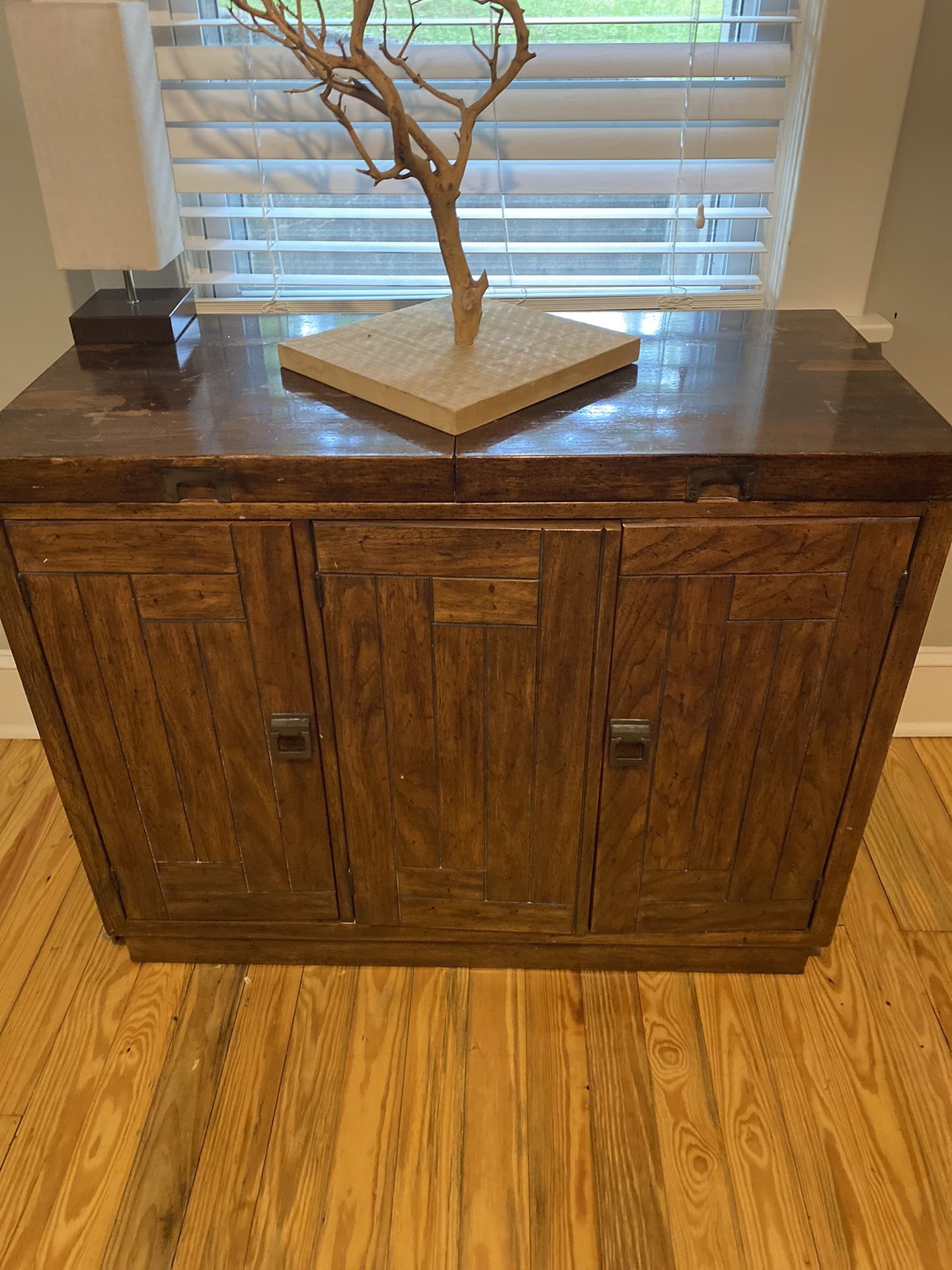 Wooden Chest With Drawers/Storage 