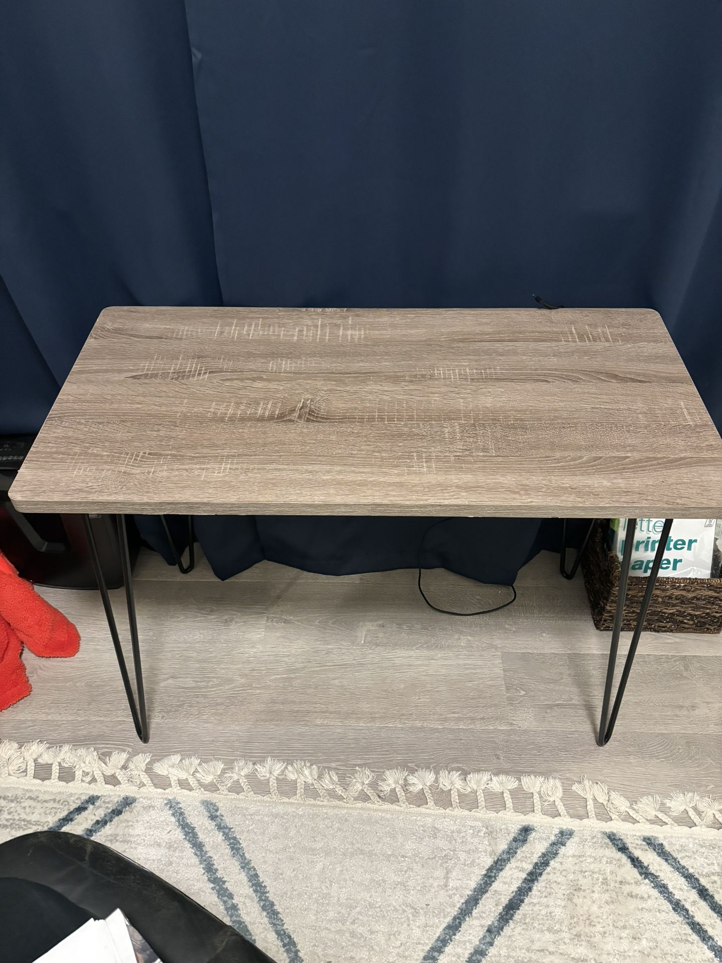 Computer Table Wood Metal