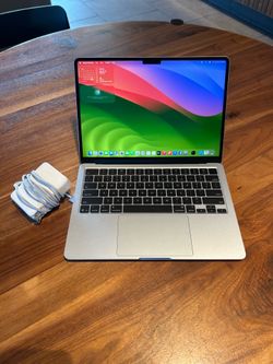 2025 Apple MacBook Air 13.6 inch Laptop sky blue ,M4, 16GB Ram,256GB SSD , 7 Battery cycles