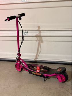 Razor Power Core E95 Electric Scooter - Pink: Steel Frame, 85W Motor, 10 mph Speed