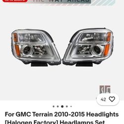 GMC Terrain 2010-2015 Headlights assembly $60