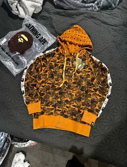 Mcm Bape Zip Up Hoodie