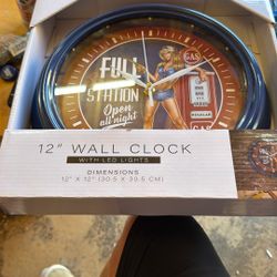 12 Inch Wall Clock LED Lights
