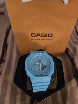 [Brand New] Casio G-Shock Watch Light Blue Brand New with Warranty Card and casio gift bag