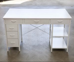 New! Computer Desk with Drawers and Shelves