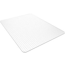 Brand New Office Chair Mat for Low Pile Carpets, 46" x 60" Transparent Desk Chair Mat for Carpeted Floors, Easy Glide Floor Mat for Office Chair On Ca