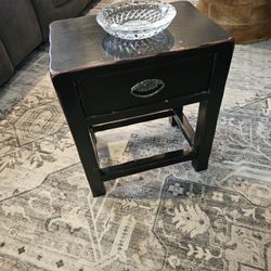 Black Short Side -Table 19" Height By 16" Wide 