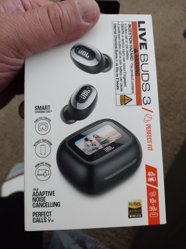 JBL LIVE BUDS 3 like New In Box