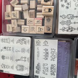 Wood And Rubber Stamp Collection. Over 150 Pieces!  Stampin’ Up 