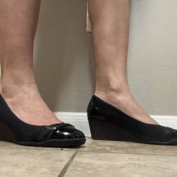 Black Wedges Heels