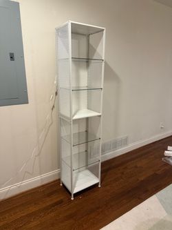 Six tier display cabinet