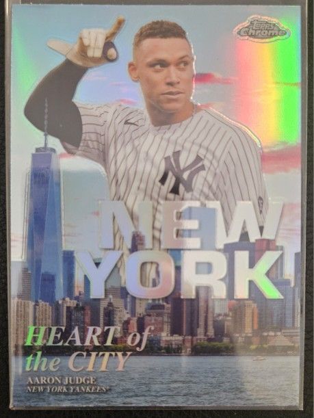 Aaron Judge RARE REFRACTOR INVESTMENT CARD SSP TOPPS