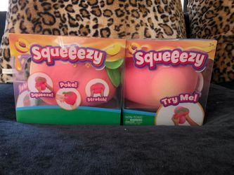 Sunny Day Peach Squeezy squishy