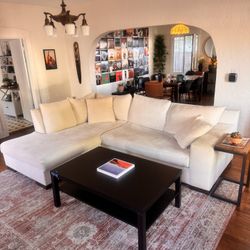 Custom Deep Sectional Sofa – originally  $3,200,  selling for $1,200