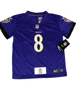 Kids Lamar Jackson Baltimore Ravens NFL Jersey 7-9Y