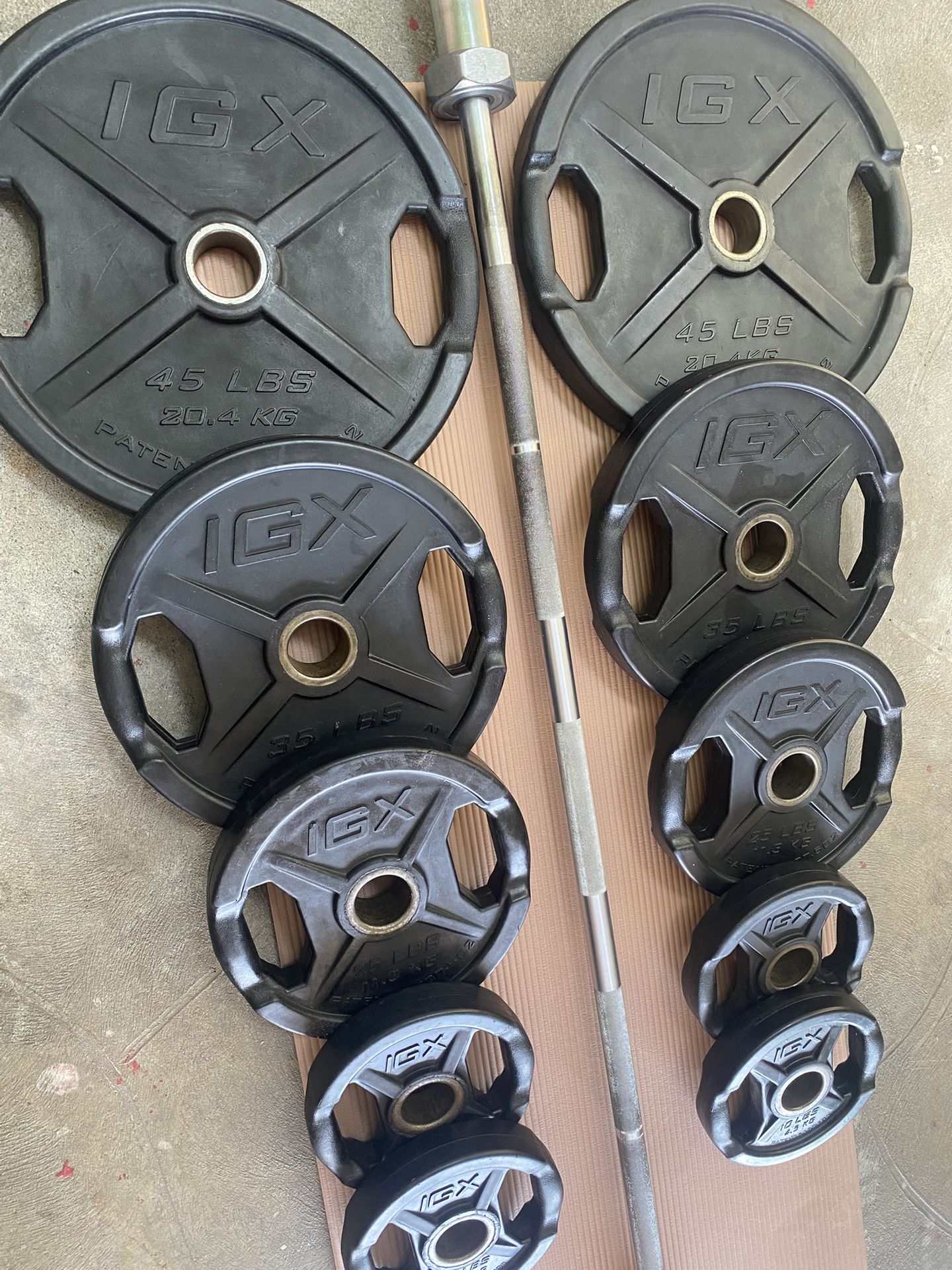 Olympic Weights And Bar
