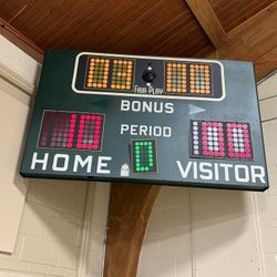 Huge Scoreboard BB-6200 Fairtron W/ Controller WORKS !!!