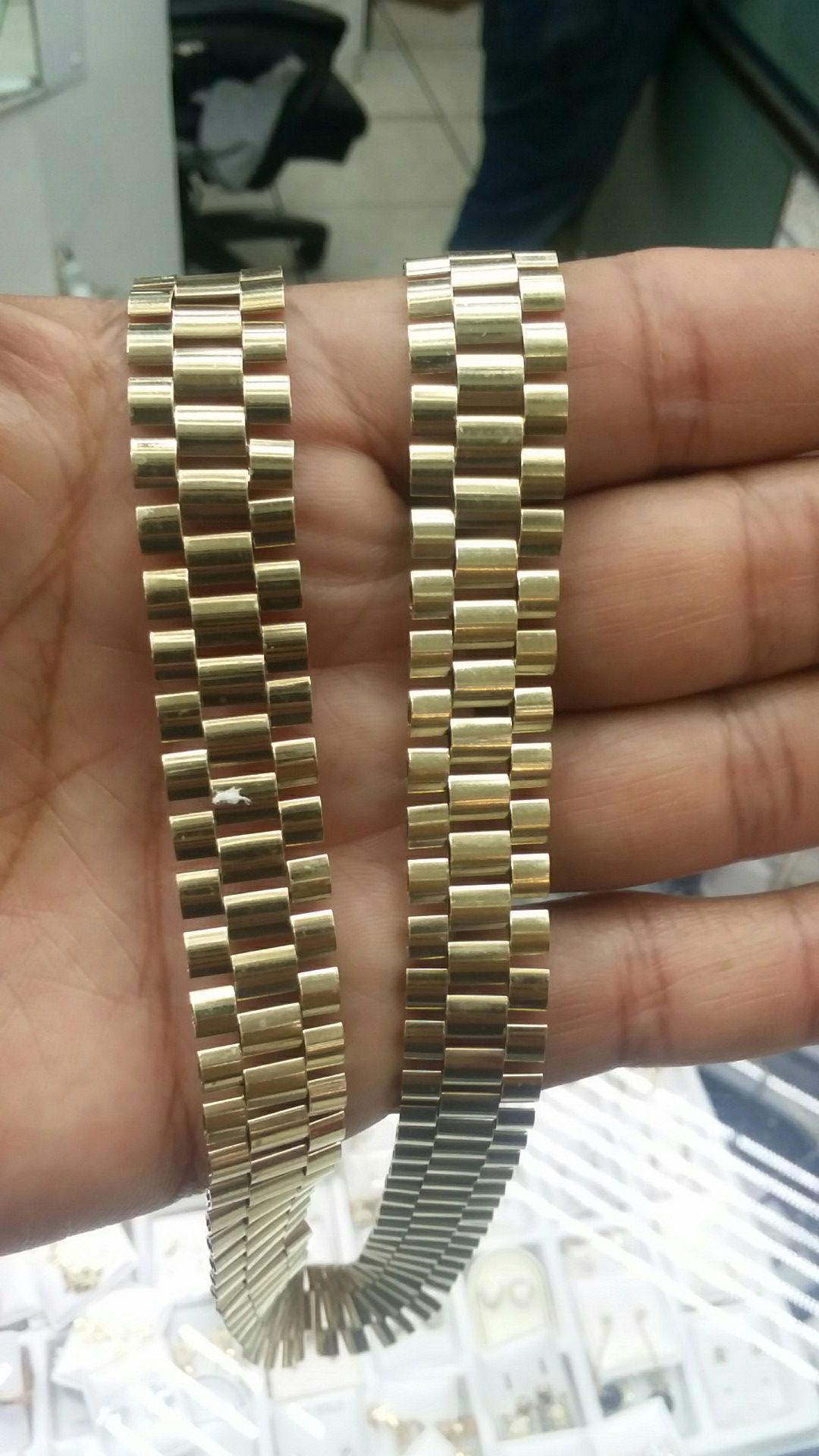 10k rolex chain 29 inch long 14mm 64.3 grams