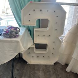 Marquee Number For Sale.  I Also Have a 0 Available. 