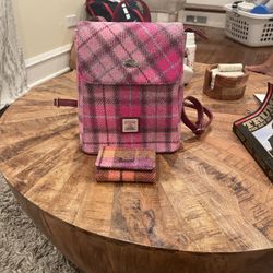 Harris Tweed Bag And Wallet