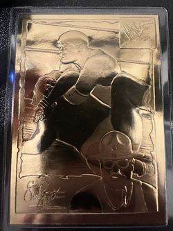Danbury Mint 22K WWF Sgt. Slaughter Card