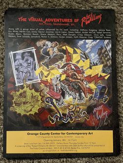 Signed Robert Williams Exhibition Poster