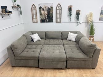 Tan Tisdale Sectional Couch Free Delivery
