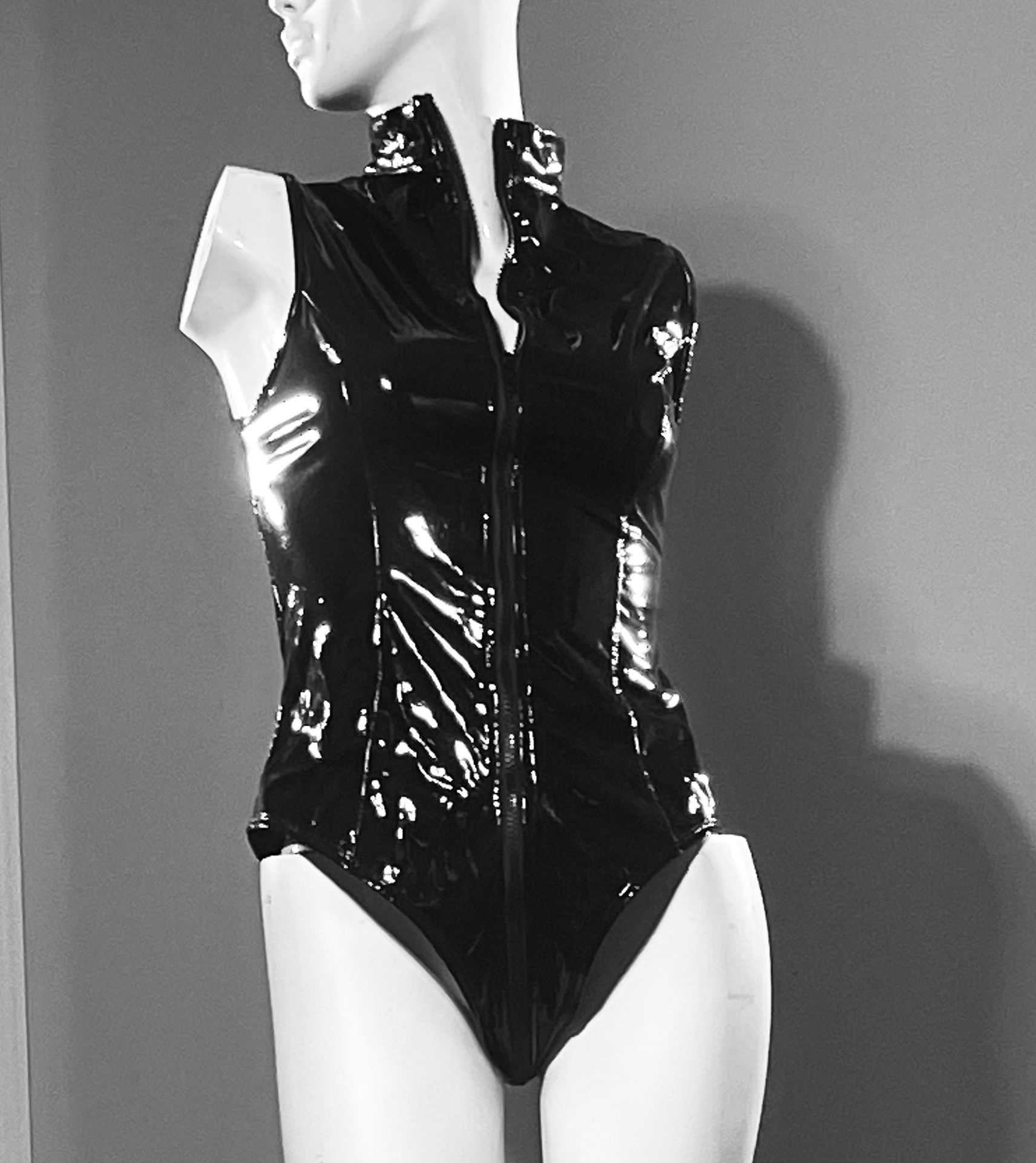 PVC Vinyl Fetish Bodysuit
