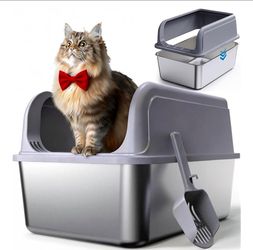 Stainless steel litter box