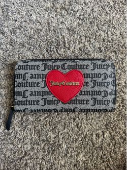 Juicy Couture Valentines Edition Black & Red Wallet