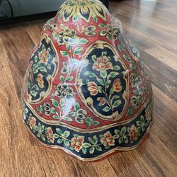 Antique Raw Hide Lamp Shade