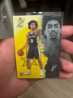 Topps Signature Class Dylan Harper Spurs Rookie Round 1 Pick 2 98/399