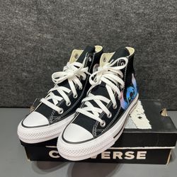 Chuck Taylor “Stitch” All Star Canvas High Tops Size 5 Womens