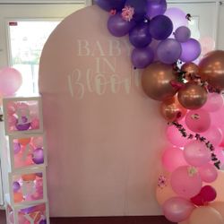 Baby In Bloom Baby Shower Decor 