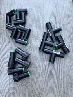 New sprinkler heads, fittings, etc