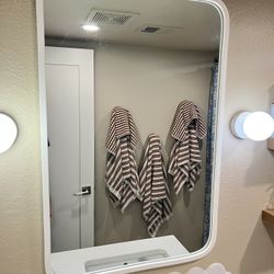 White Bathroom Mirror