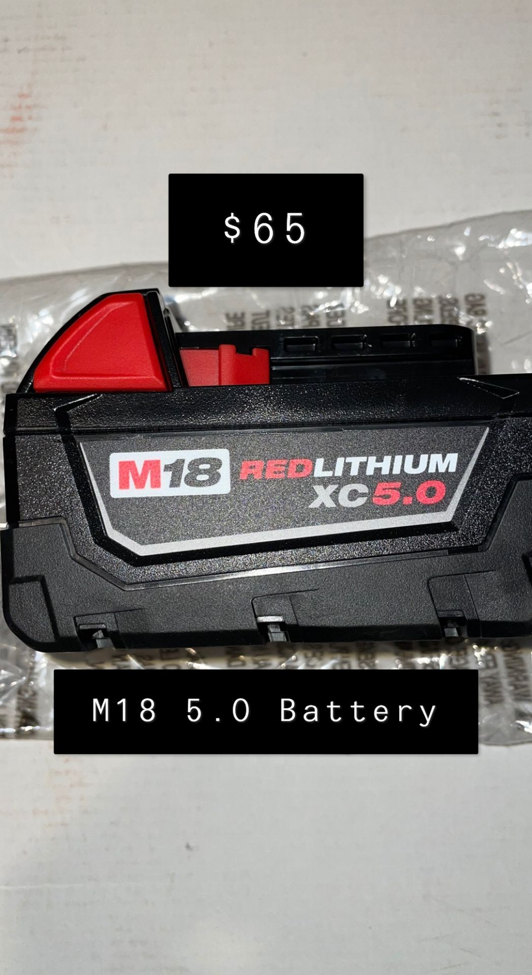 Milwaukee M18 5.0 Battery