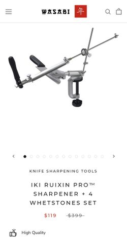 New Wasabi Knife Sharpener Kit