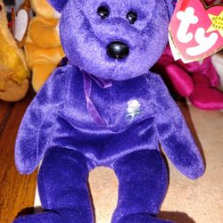 Lady Princess Diana beanie Bear Rare