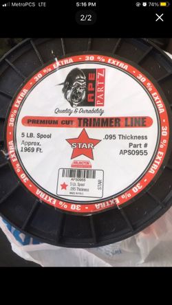 TRIMMER LINE.  .095   5LB new
