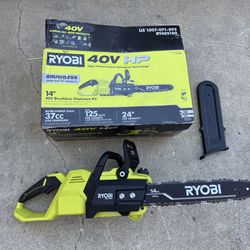 RYOBI 40V HP Brushless 14 in. Battery Chainsaw (Tool Only)  