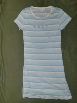 Roxy Girl Striped Ribbed T-Shirt