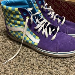 Sk8-Hi Crazy Check- Ultraviolet 
