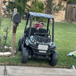 Aosom 12V Kids UTV, Battery Powered Electric Ride on Car 