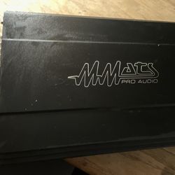 MMATS M1000.1D 1,000 WATT MONO BLOCK MMATS AMPLIFIER 1 OHM