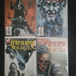 X-Men Apocalypse vs Dracula Complete Set 1-4 Marvel Comics