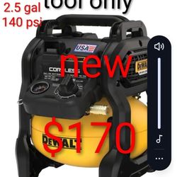 DeWalt 20v  140psi  Flex volt (Tool Only) $170