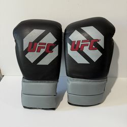 UFC 14oz Boxing MMA Kickboxing Gloves Men/Women Black 2012 Preowned Read Below! 
